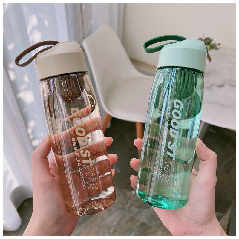 Bình đựng nước trong suốt cốc nước học sinh dung tích 550ml có chia...